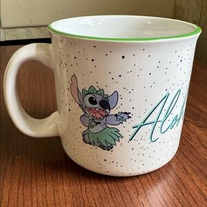 Disney Lilo & Stitch Aloha Ceramic Camper Coffee Mug